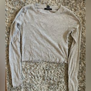 Forever 21 Cropped Long Sleeve